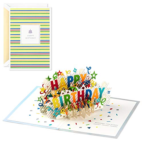 Hallmark Signature Paper Wonder Pop Up Birthday Card (Happy Birthday)