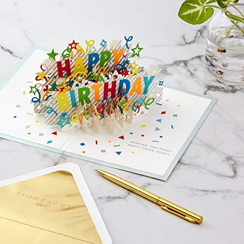 Hallmark Signature Paper Wonder Pop Up Birthday Card (Happy Birthday)