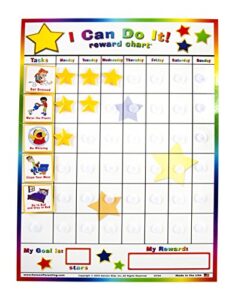 kenson kids “i can do it” reward and responsibility chart, 11 x 15.5-inch