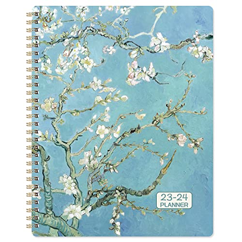 2023-2024 Planner - Planner/Calendar 2023-2024, Jul 2023 - Jun 2024, 2023-2024 Planner Weekly and Monthly with Monthly Tabs, 8" x 10", Strong Twin- Wire Binding, Flexible Hardcover, Daily Organizer