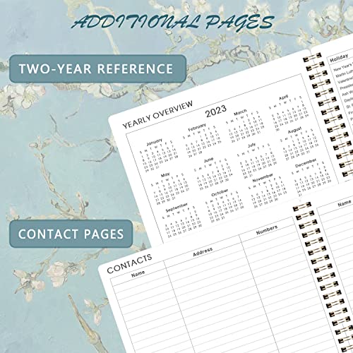 2023-2024 Planner - Planner/Calendar 2023-2024, Jul 2023 - Jun 2024, 2023-2024 Planner Weekly and Monthly with Monthly Tabs, 8" x 10", Strong Twin- Wire Binding, Flexible Hardcover, Daily Organizer