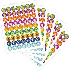 Reward Stickers for Kids by Sweetzer & Orange - 1008 Stickers, 8 Assorted Designs, 1 Inch School Stickers - Teacher Supplies for Classroom, Potty Training Stickers and Motivational Stickers