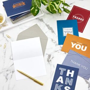 Hallmark Thank You Cards Assortment, Bold Type (36 Thank You Notes with Envelopes for Business, Graduation, Birthdays, All Occasion)