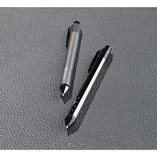 TUL® Fine Writing Solid Metal Barrel Retractable Gel Pen With 2 Refills, Medium Point, 0.7 mm, Gunmetal Gray Barrel, Assorted Ink Colors