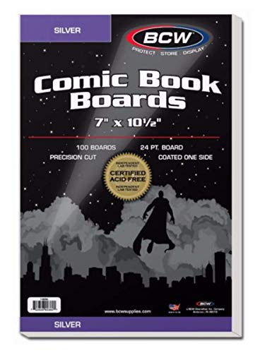 Silver Age Comic Bags and Backer Boards - 100ct