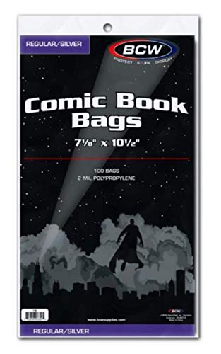 Silver Age Comic Bags and Backer Boards - 100ct