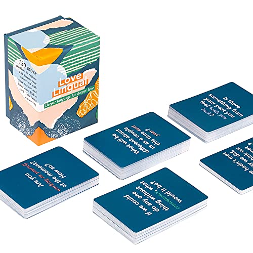 Love Lingual Level 2: Card Game - Deeper Language for Deeper Love - 150 Conversation Starter Questions for Couples - to Explore & Deepen Connections with Your Partner - Date Night & Relationship Cards