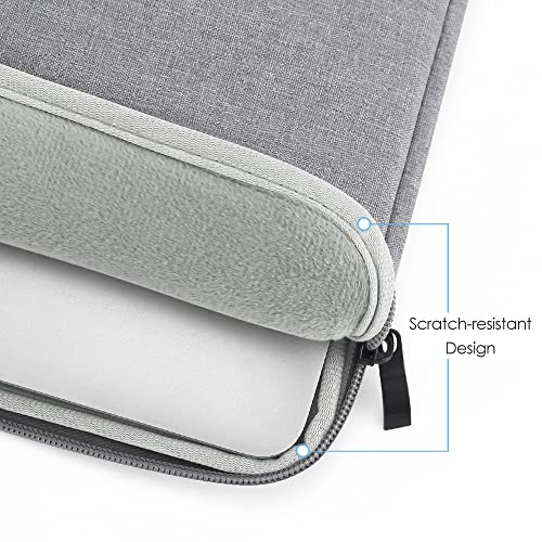 ProElife 13-Inch Laptop Sleeve Case for 2022 MacBook Air 13.6 inch with Apple M2 Chip & 2022 MacBook Pro 13.3 inch with Apple M2 Chip Accessory Traveling Carrying Canvas Bag Cover Simple Case (Gray)
