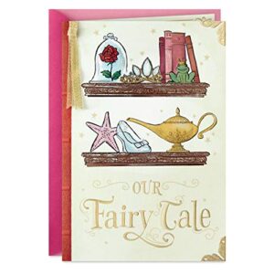 hallmark disney valentines day card, anniversary card, love card (our fairy tale)