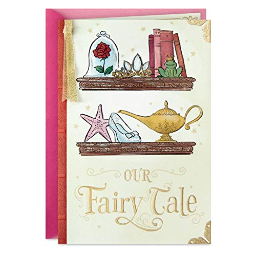 Hallmark Disney Valentines Day Card, Anniversary Card, Love Card (Our Fairy Tale)