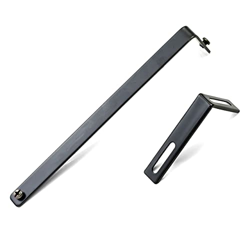 Officemate Universal Partition Hanger Set, Adjusted to fit panels with 1 1/4 inch to 3 1/2 inch thickness, Metal Black (21460)