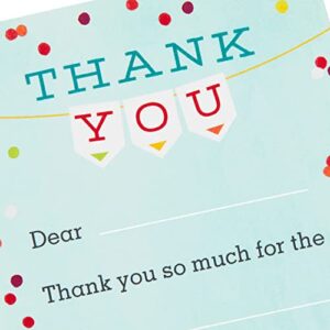 hallmark kids fill in the blank thank you cards (20 cards with envelopes)