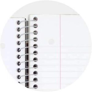 1InTheOffice Wirebound Spiral Memo Books, Memo Pads, 4" x 6", College Ruled, Small Notepad 4x6, Assorted, 50Sheets/Pad, 10 Pads/Pack