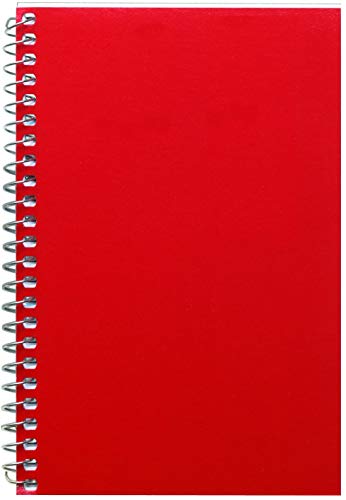 1InTheOffice Wirebound Spiral Memo Books, Memo Pads, 4" x 6", College Ruled, Small Notepad 4x6, Assorted, 50Sheets/Pad, 10 Pads/Pack