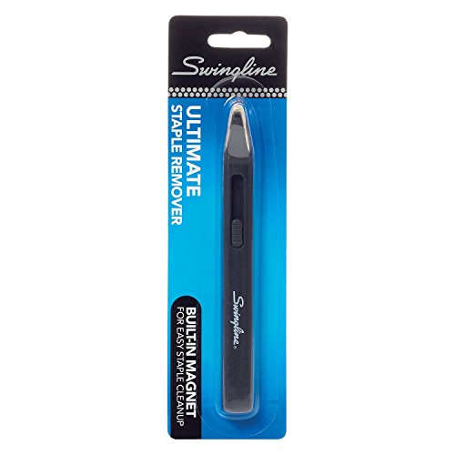 Swingline Staple Remover, Blade Style, Built-in Magnet, Ultimate, Black (S7038121)