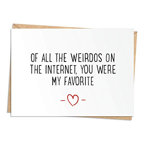 Funny Birthday, Anniversary, or Valentine's Day Card -for Husband, Wife, Boyfriend, or Girlfriend