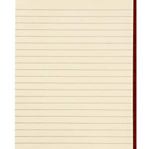 Ampad Gold Fibre Retro Writing Pad, Red Cover, Ivory Paper, 5 x 8, Medium Rule, 80 Sheets, 1 Each (20-007)