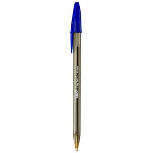 BIC Cristal Xtra Bold Ballpoint Pen, Bold Point (1.6mm), Blue, 12-Count