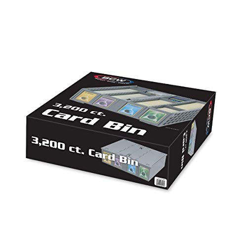 BCW 3200 Collectible Card Bin - Gray