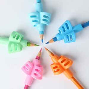 Mr. Pen- Pencil Grips for Kids Handwriting, 20 PCS(10 Pencil Grips+10 Clips), Pencil Grips, Kids Pencils Grip, School Supplies, Pencil Grip, Grip Pencils for Kids, Pencil Holder for Kids, Pen Grip