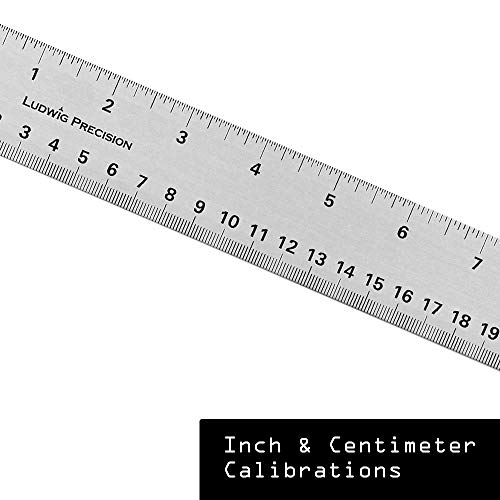 Ludwig Precision Standard Aluminum T-Square for Art Framing & Drafting, 24-inch