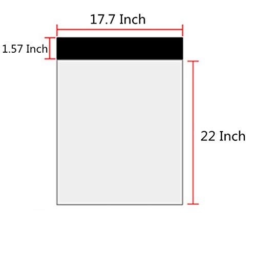 17.7 X 22 Inches Poly Mailers，Large Self-Sealing Shipping Envelopes Water Resistant Plastic Mailing Bags 10 Pcs