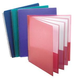 esselte oxford poly 8-pocket folder – letter size – 9.1 x 10.6 x 0.4 (colors may vary)