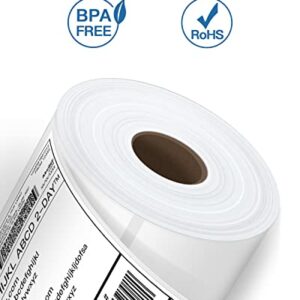 4"x6" Direct Thermal Shipping Label Compatible with Zebra, JADENS, iDPRT SP410, POLONO Perforated Postage Label Paper for MUNBYN, Rollo, Jiose, Permanent Adhesive, Commercial Grade, 200 Labels/Roll