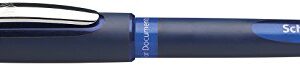 Schneider One Business Rollerball Pen, 0.6 mm Ultra-Smooth Tip, Blue Barrel, Blue Ink, Blister Pack of 1 Pen (78303)