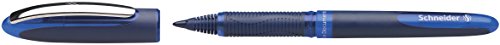 Schneider One Business Rollerball Pen, 0.6 mm Ultra-Smooth Tip, Blue Barrel, Blue Ink, Blister Pack of 1 Pen (78303)