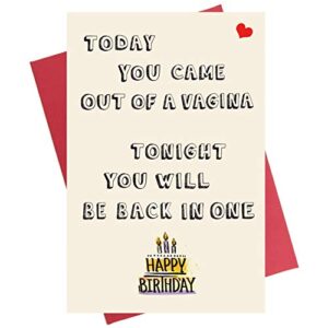 Funny Birthday Card for Him | Birthday Card for Boyfriend Beau | Cheeky Naughty Birthday Card for Husband Fiance…