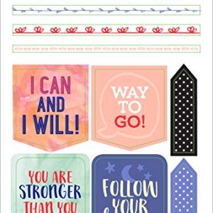 Essential Weekly Planner Stickers - She Believed She Could (Set of 160 Stickers)