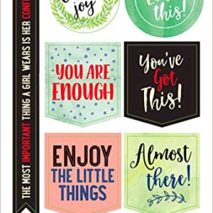 Essential Weekly Planner Stickers - She Believed She Could (Set of 160 Stickers)