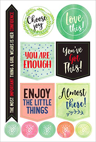 Essential Weekly Planner Stickers - She Believed She Could (Set of 160 Stickers)