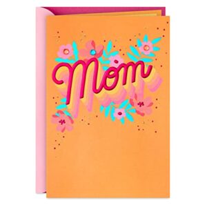 hallmark birthday card for mom (gemstone flowers)