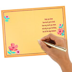 Hallmark Birthday Card for Mom (Gemstone Flowers)