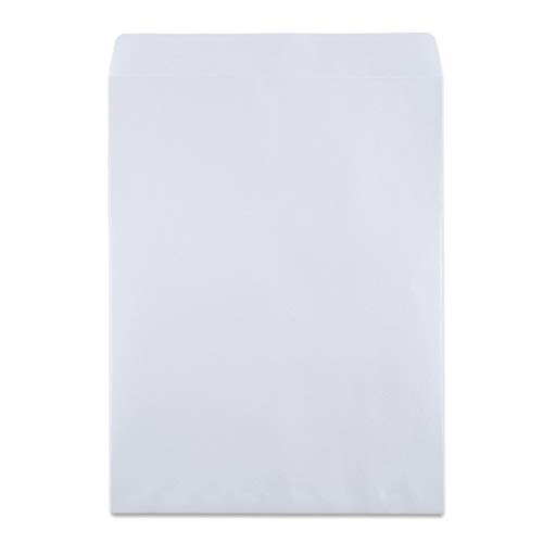 100 6 x 9 Self-Seal Security White Catalog Envelopes - 28lb, 100 Count, Security Tinted, Ultra Strong Quick-Seal, 6x9 inch (38600)