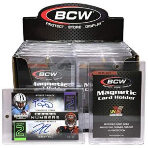 Box of 20 BCW Magnetic Card Holders - 35 Pt.