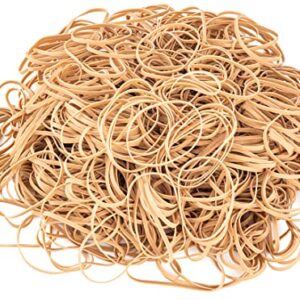 BILINNY Rubber Bands Size 33 - 5 lb. Bulk Pack Made in USA - Tan Color - 3.5 X 1/8 inches RubberBands