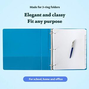 3 Ring Binder Dividers with Tabs - (12 Sets) x 8 Tab Dividers for 3 Ring Binders - White - Tabs for Binders - Binder Tabs - Page Dividers for 3 Ring Binder with Tabs - Tab Dividers // Paper Plan