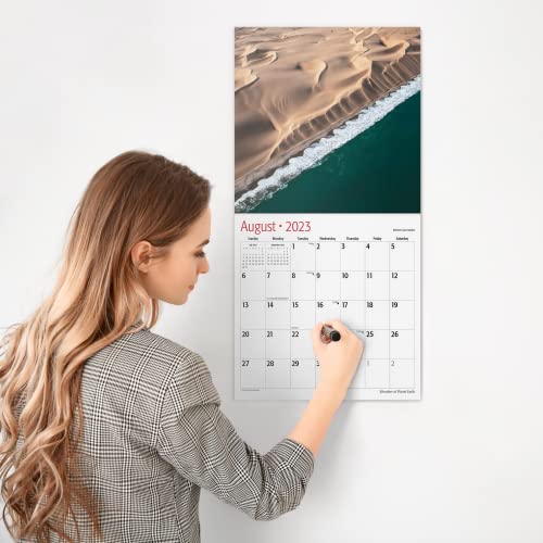 RED EMBER Wonders of Planet Earth 2023 Hangable Monthly Wall Calendar | 12" x 24" Open | Thick & Sturdy Paper | Giftable | Absolutely Astounding