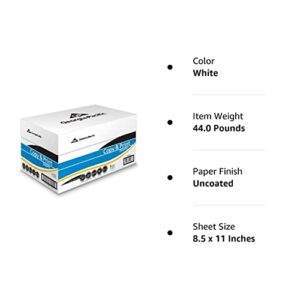 10 Ream Case of GP Copy & Print Paper, 8.5 x 11 Inches Letter Size, 92 Bright White, 20 Lb, Ream of 500 Sheets, 5000 sheets total per case