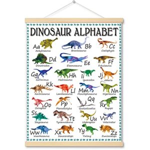 dinosaur alphabet chart hanger painting dinosaur classroom posters and decorations dinosaur theme educational poster a to z dinosaur names alphabet learning chart for preschool and kindergarten