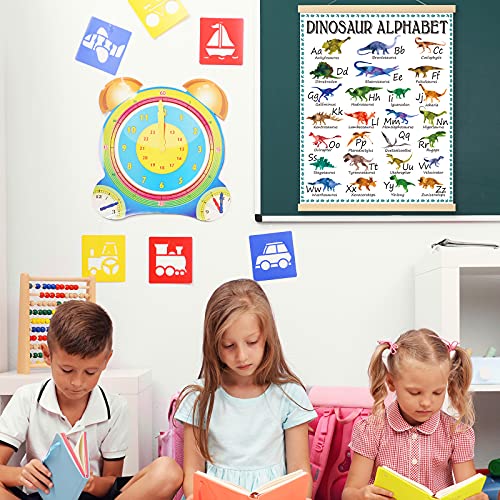 Dinosaur Alphabet Chart Hanger Painting Dinosaur Classroom Posters and Decorations Dinosaur Theme Educational Poster A to Z Dinosaur Names Alphabet Learning Chart for Preschool and Kindergarten