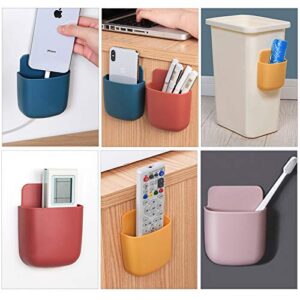 Remote Control Holders Wall Mount Adhesive Pen Holders Adhesive Storages Phone Holders Wall Mount Holder Wall Adhesive Remote Control Holder Containers For Home Office School Supply Storage 3 Pcs Gray