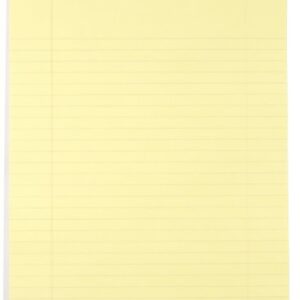 Mead Legal Pad, Top Spiral Bound, Wide Ruled Paper, 70 Sheets, 8-1/2" x 11", Yellow Cyan (MEA59880)