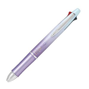 pilot dr. grip 4+1, 4 color 0.5 mm ballpoint multi pen & 0.3 mm mechanical pencil – gradation lavender body (bkhdf1sef3-gla)
