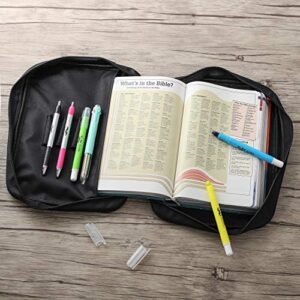 Mr. Pen- Bible Case, Bible Bag, Black, Bible Covers, Bible Holder, Bible Bags Canva, Study Bible Case, Bible Cases, Bible Covers for Bible Study, Covers for Bible, Bible Book Covers for Bible Supplies