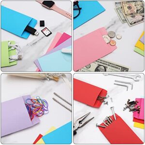 100 Pack Colorful Cash Envelopes 6.7x3.5 Fit for 100 Envelope Money Saving Challenge, Large Money Envelopes for Cash, Budgeting, Check, Coin, Tickets, Jewelry, small items & collectables