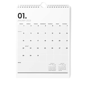 Calendar 2023 - Vertical 8.5x11 2023 Wall Calendar Runs Until June 2024 - Easy Planning with the 2023 Calendar - Aesthetic Wall Calendar 2023 Monthly - Karto - Minimalist